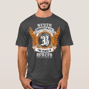 A Camisa Do Nome De Berger Nunca Subestima O Poder