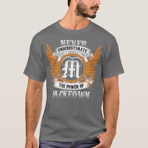 A Camisa Do Nome Mckeown Nunca Subestima A Potênci