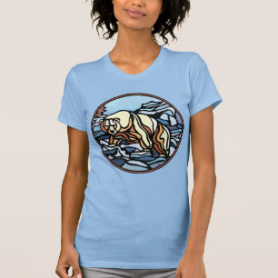 A Camisa do urso polar do t-shirt da arte do urso