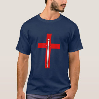 A camisa dos homens da cruz & da espada