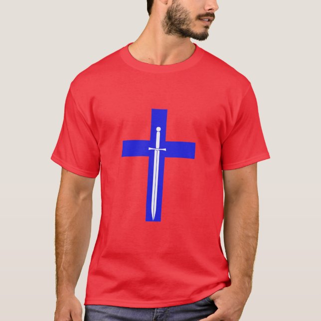 A camisa dos homens da cruz & da espada (Frente)