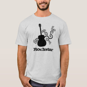 A camisa dos homens da guitarra de Rockstar