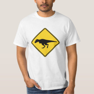 A camisa dos homens do cruzamento de T-Rex