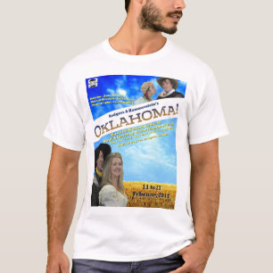 A camisa dos homens do poster de Oklahoma