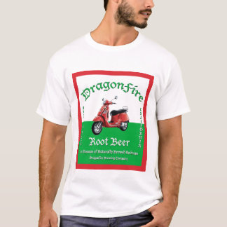 A camisa dos homens do refrigerante root beer de