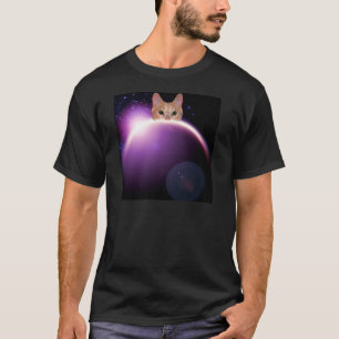 A camisa dos homens engraçados do planeta LOL do