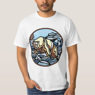 A camisa dos homens tribais do urso polar do