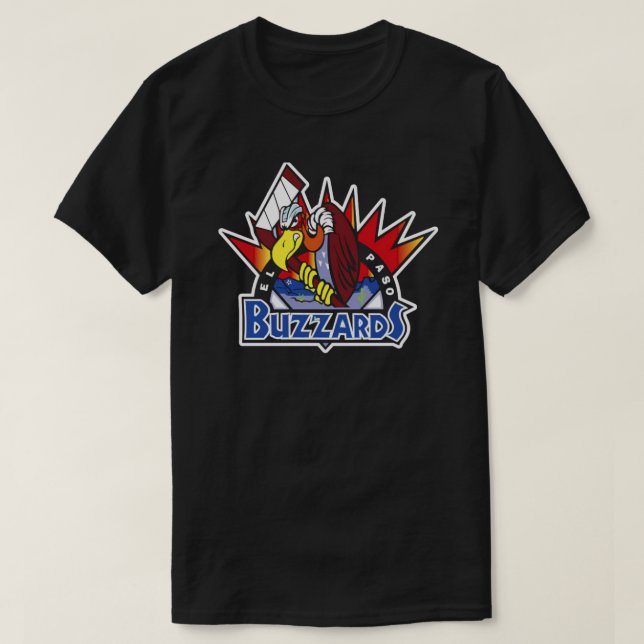 A CAMISA EL PASO BUZZARDS SHIRT AND HOCKEY STICKKE (Frente do Design)