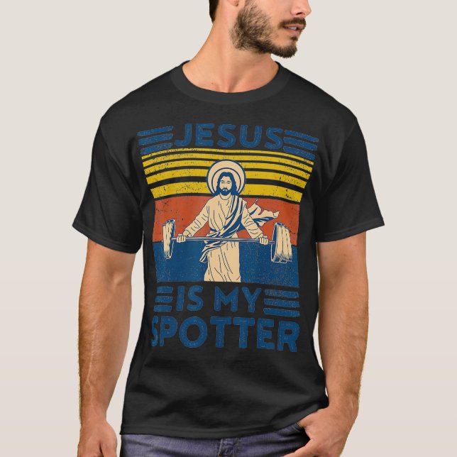 A Camisa Engraçada Jesus É O Meu Trabalho Engraçad (Frente)