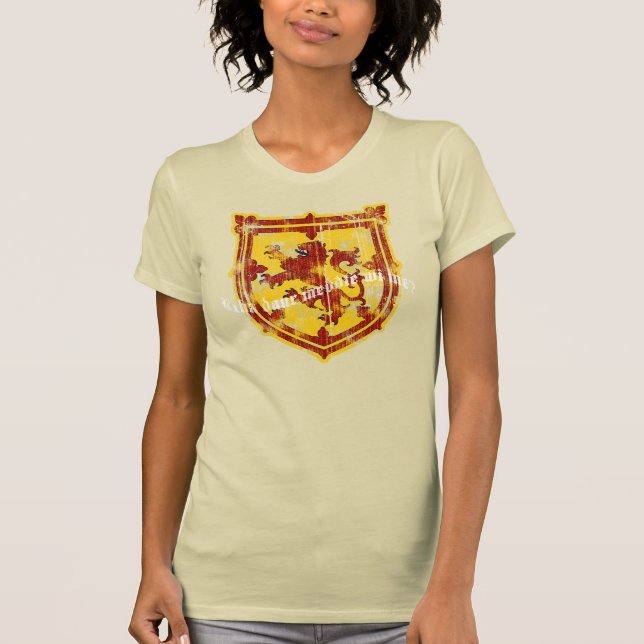 A camisa escura das mulheres de Scotland (Frente)