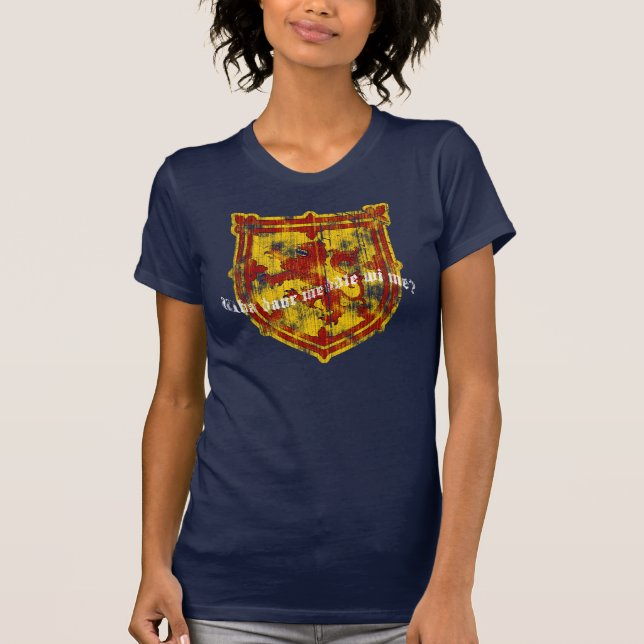 A camisa escura das mulheres de Scotland (Frente)