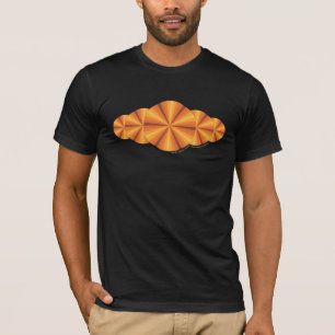 A camisa escura dos homens alaranjados da ilusão