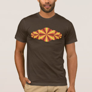 A camisa escura dos homens da ilusão da queda