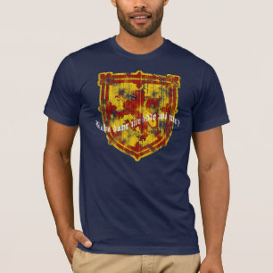 A camisa escura dos homens de Scotland