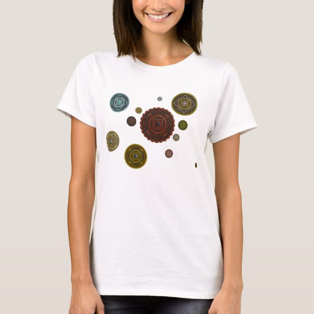 A Camisa Leve das Mulheres Zodiac (Frente)