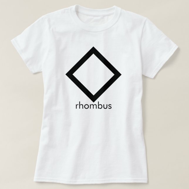 A camisa original do Rhombus (Frente do Design)