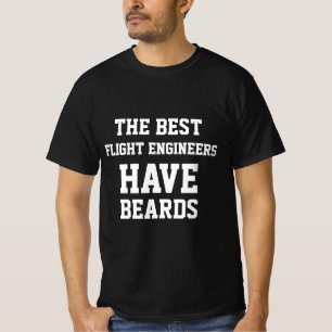 A Camisa Os Melhores Engenheiros de Voo Têm Barbas