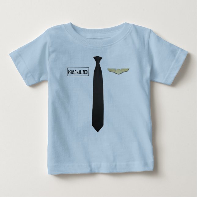 A camisa piloto personalizada, aviação caçoa a (Frente)