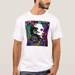 A camisa psicadélico das mulheres de Ron Paul