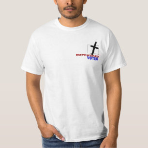 A camisa religiosa da liberdade T Pray e vota