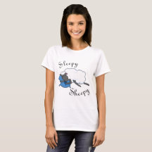 A camisa sonolento das mulheres de Sheepy