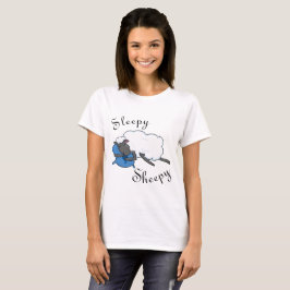 A camisa sonolento das mulheres de Sheepy