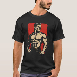 A camisa T é preta