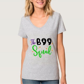 A Camisa The Boo Squad Camisa Fofo de Halloween