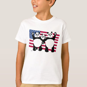 A Camiseta Americana dos Pandas Gigantes