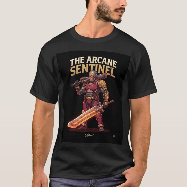 A Camiseta Arcane Sentinel (Frente)