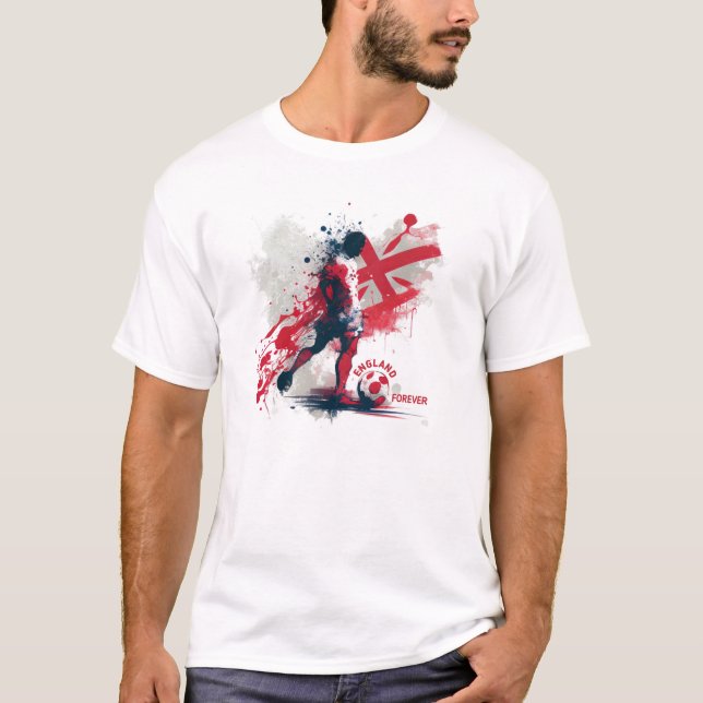 A camiseta branca da Inglaterra. 02 (Frente)