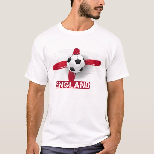 A camiseta branca da Inglaterra. 03 (Frente)