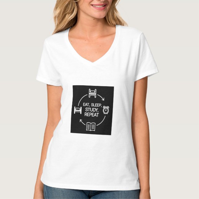 A camiseta captura perfeitamente o barulho diário. (Frente)