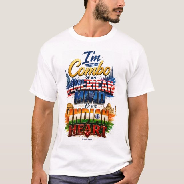 A Camiseta Citação Combinação Perfeita  (Frente)