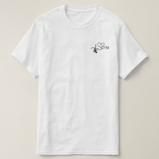A Camiseta com Boné do Amante da Academia (Frente do Design)