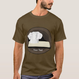 A camiseta da Capa Brown do Chef