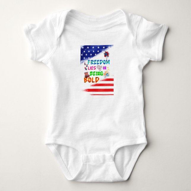A Camiseta da Liberdade Está Em Ser Ousada (Frente)