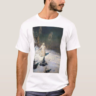 A Camiseta de Arte Fantasia da Neve