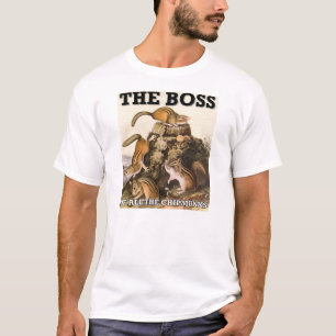 A Camiseta Divertida do Chefão de Todos os Esquilo