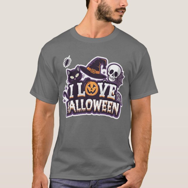 A Camiseta do Amor de Halloween (Frente)