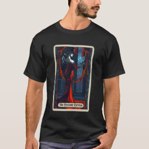 A Camiseta do Cartão Tarot de Halloween Engraçado 