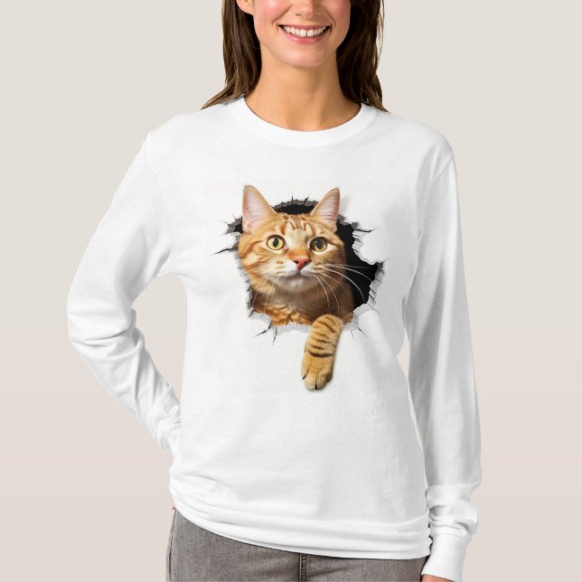 "A Camiseta do Gato" (Frente)