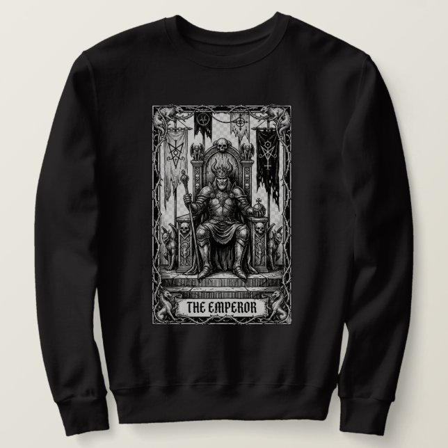 A Camiseta do Imperador-Maior Arcano (Frente do Design)