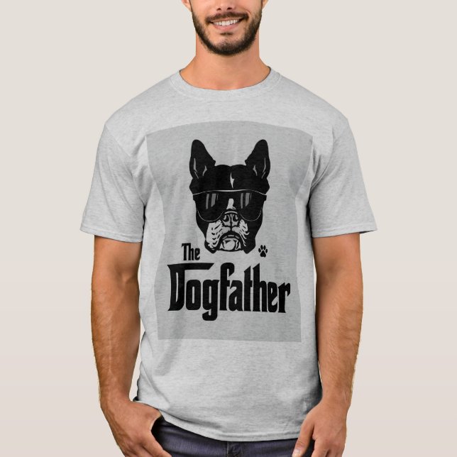 A camiseta do padre-cão. Camiseta legal de Cachorr (Frente)