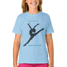 A camiseta do Playground com dançarino azul