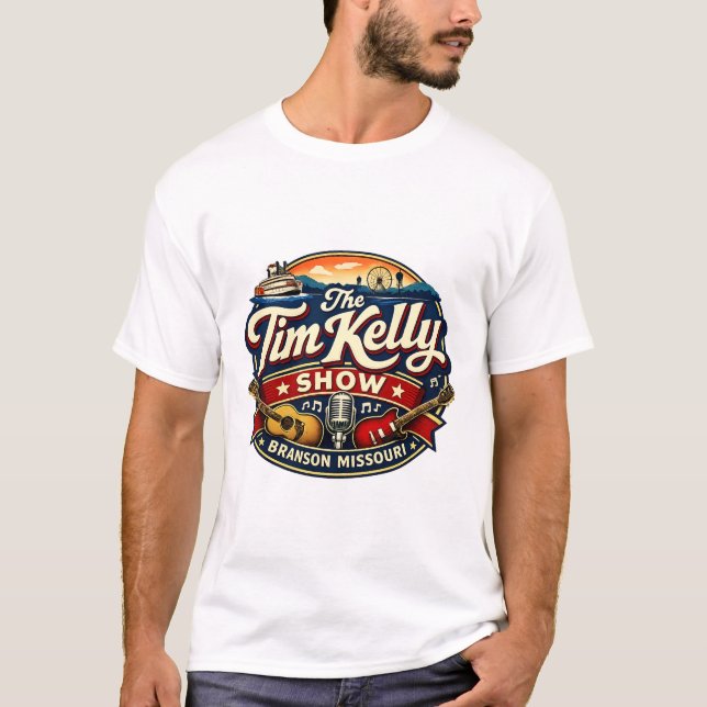 A camiseta do The Tim Kelly Show (Frente)