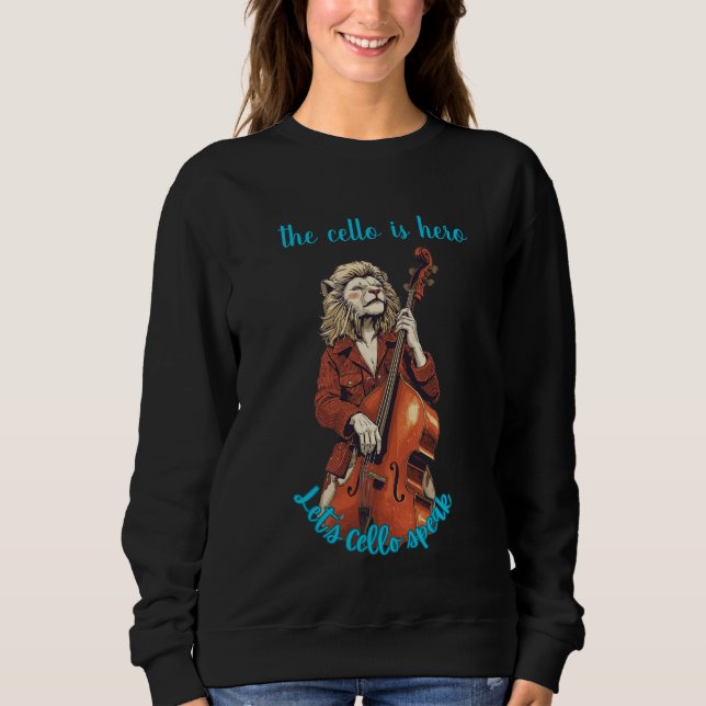 a camiseta do violoncelo é herói (Frente)