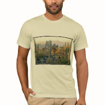 A camiseta dos homens da paisagem da angra da