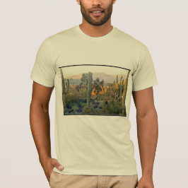 A camiseta dos homens da paisagem da angra da