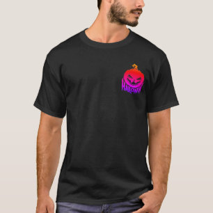 A Camiseta Família Cor de Laranja Boo Crew para o 